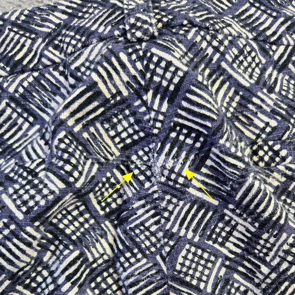 Cartonnier Anthropologie Charlie Ankle Pant Blue Periwinkle Abstract Geo Print - Picture 11 of 12